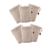 Beavorty Bolsa De Vegetal Para Jabón De 6 Jabones Almacenamiento De Jabón Herramienta De Limpieza Lavado Facial