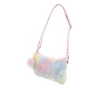 Beavorty Bolso Bandolera de Felpa para Mujer Bolso de Hombro Tie-Dye Informal para Salidas y