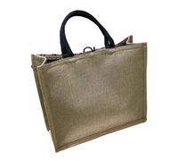 Beavorty Bolso de Reutilizable de Yute para Mujer Tote Bag Estampada para Playa y Diseño Artístico y Práctico Resistente y