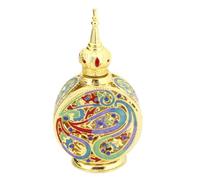Beavorty Botella de Perfume Recargable de 10ml en Aleación y Cristal Diseño Dorado, Estilo Chic y Funcionalidad Decorativa para Uso Hogar o Viaje