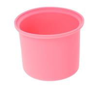 Beavorty Bowl De Silicona Para Calentador De Cera Revestimiento Antiadherente Para Depilación De Limpiar y Resistente Al Accesorio Para Cera Caliente Color Rosa