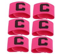 Beavorty Brazaletes de Capitán para Fútbol Profesional y Entrenamiento, 6 Piezas Ajustables Protección contra Impactos, Ideales para Jóvenes y Adultos en Partidos