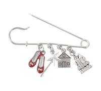 Beavorty Broche Decorativo De Moda Para Mujer Pin De Solapa Tema Mágico Adorno Para Zapatos y Ropa Para Eventos Especiales y Uso Diario