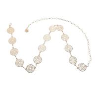 Beavorty Cadena De Cintura Bohemia Para Mujer Cinturón De Vaquera Occidental Eslabones De Metal Hueco Ajustable Para Vestidos y Jeans Joyería De Cintura Para Eventos De Boda