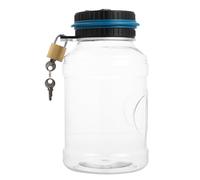 Beavorty Caja de Ahorro Contador Digital y Candado, Hucha Pantalla Numérica en Forma de Cubo, Fabricada en Plástico Resistente para Guardar Monedas, Uso Doméstico, 1 Unidad