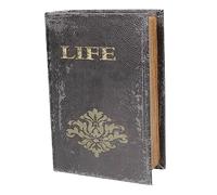 Beavorty Caja de Almacenamiento Biblia de Madera para Guardar Dulces Caja Obsequio Navideña Decoración Bíblica para Fiesta de Navidad