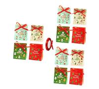 Beavorty Caja de Obsequio de Navidad Delicada Cajas para Empaquetar Dulces Temática Navideña para Guardar Dulces para Decoraciones Navideñas