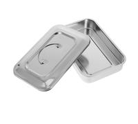 Beavorty Caja Esterilizadora de Instrumentos Inoxidable con Tapa para Manicura para Profesional y Ligera y Portátil Alta Temperatura Sin Fugas Contaminación