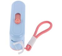 Beavorty Caja Portátil De Hilo Dispensador Automático Para Viaje Mini Organizador Recargable De Palillos De Dientes Caja De Cuidado Bucal Para Adultos