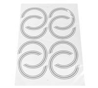 Beavorty Calcomanías para Boca de Guitarra Acústica 8 Piezas Autoadhesivas de Papel Resistentes al Desgaste 3d Decorativas para Anillo de Sonido de 38 Pulgadas, Accesorio para Músicos