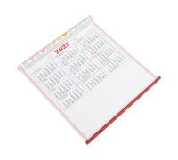 Beavorty Calendario de Pared Colgante 2025 de Diseño Serpiente Calendario Mensual Impreso Transparente para Oficina para Anotar Citas y Planificación Doméstica