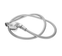 Beavorty Cama De Champú Manguera De Pelo Grifo Reemplazo De La Cabeza Del Rociador Humedas Casquillo De La Peluca Manguera Al Aire Peluca Natural Aleación De Zinc Silver