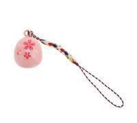 Beavorty Campana Colgante de Artesanal de y Adorno Creativo para Llaves y Decoración Pequeña Campana Omamori para Protección y Bendiciones