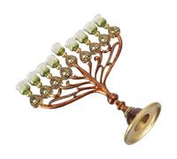 Beavorty Candelabro de 9 Brazos en Metal Diseño de Corazón para Decoración Vintage y Romántica en Fiestas Navideñas y Festivales, Fácil Mantenimiento y Estilo Artístico