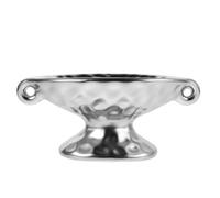 Beavorty Candelabro Vintage de Cerámica Estructura de Pie Alto y Base Estable para Soporte de Pilar, Adecuado como Centro de Mesa Navideño y Decoración de Bodas