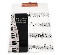 Beavorty Carpeta Acrílica para Partituras de Música Soporte Transparente, Diseño Grueso para Fácil Cambio de Página, Adecuado para Estudiantes y Músicos en Clases de Piano