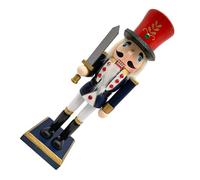 Beavorty Cascanueces de Madera Soldado Decoración Navideña para Escritorio Estilo Único y Chic Adecuado para Adornos Navideños en Casa y Celebraciones