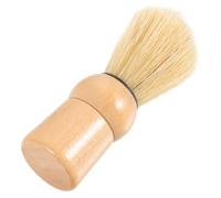 Beavorty Cepillo para Barba de Madera Cerdas de Pelo de Jabalí, Brocha para Crema de Afeitar y Cuidado del Bigote, Brocha de Afeitado para Hombres, Herramienta Profesional para Salón y Uso