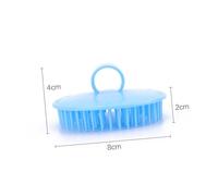 Beavorty Cepillo Para Champú y Peine De Masaje 4 Piezas Tamaño Estándar Material Pp y Silicona Colores Surtidos Masaje Cuero Cabelludo Uso Diario Baño Ducha