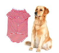 Beavorty Chaleco para Perros en Algodón Transpirable Rojo Camiseta para Perros para Cachorros a Grandes Husky Retriever S
