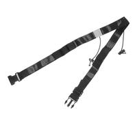 Beavorty Cinturón para Correr Reutilizable y Ajustable de Tela Transpirable Gran Capacidad para Triatlón y Maratón, Diseño Elástico Negro Unisex para Competición Deportiva y Entrenamiento