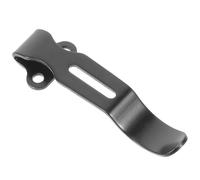 Beavorty Clip de Cinturón Compacto y Plegable de Acero Inoxidable, 1 Unidad, Clip Trasero para Cuchillos y Excursiones de Montaña