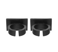 Beavorty Clip Plástico para Micrófono Inalámbrico 2 Unidades Negro Adhesivo Trasero, Soporte Cuadrado Compatible Micrófonos Portátiles para Teatro, Oficina y Educación