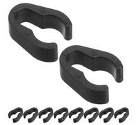 Beavorty Clip Sujeta Cables para Micrófono, 10 Abrazaderas Plásticas Portátiles, Accesorios para Organización en Actuaciones y Reuniones