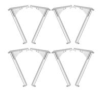 Beavorty Clips de Cenefa Transparentes de Plástico 3.5 Pulgadas 8 Piezas para Persianas Verticales Soporte en L, Accesorios de Repuesto para Fijación y Reparación en Hogar y Oficina