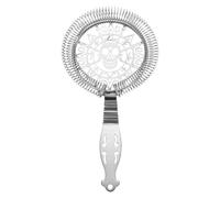 Beavorty Colador Profesional de Hielo para Barra de Bar, Filtro de Acero Inoxidable Resistente y Compacto para Cocteles, Utensilio de Coctelería Portátil para Bartenders