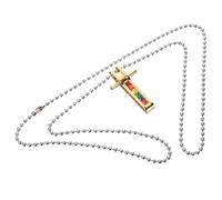 Beavorty Colgante De Pareja De Gemas Arcoíris Collar De Orgullo Para Hombre Joyería De Orgullo De Metal Decoración Cuello Escenario De Fiesta