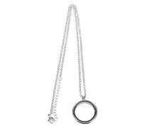 Beavorty Colgante Resistente la Corrosión Redondo de Acero Inoxidable con Diseño de Tornillo Abierto Adecuado para Recuerdos Sentimentales y Joyas Personalizadas