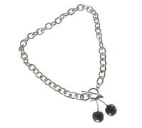 Beavorty Collar De Joyería Collar Cherry Dije Estilo Hip-hop Cadena Para Clavícula Accesorio De Joyería Para Obsequio De Cumpleaños