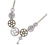 Beavorty Collar Steampunk Para Hombre Colgante Antiguo De Llaves Joyería Vintage Para Uso Casual y Formal