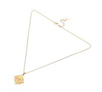 Beavorty Collar Vintage Cartas del Tarot de Acero Inoxidable Amuleto Suerte y Sol para Mujeres Que Buscan Joyas Colgante Ojo