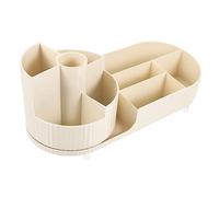 Beavorty Contenedor De Brochas De Maquillaje Bandeja Cosmética Bandeja Giratoria para Rotuladores Estante De Escritorio Porta Brochas De Maquillaje Cuidado Portaescobillas Páginas