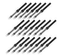 Beavorty Convertidor Recargable para Pluma Estilográfica 2.6 Mm, 20 Piezas, Absorbente de Tinta Push-pull de Plástico, Herramienta para Rellenar Tinta, Recambios para Oficina, Escuela
