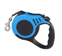 Beavorty Correa Retráctil Automática de Nylon y Aleación para Perros Azul Resistente y Telescópica de 5 Metros para Adiestramiento y Paseo Seguro