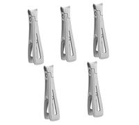 Beavorty Cortaúñas Grueso De Acero Inoxidable De Alta Resistencia Para Hombres 5 Unidades