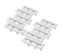 Beavorty Cubierta de Desbordamiento para Fregadero 10 Piezas, Tapa para Agujero de Lavabo de Cerámica, Anillo Decorativo para Lavabo, Accesorios para Fregadero de Cocina y Baño, Compatible