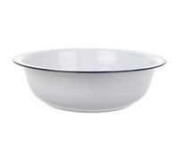 Beavorty Cuenco de Esmalte Vintage 28 Cm, Lavabo Multiusos para Lavar Verduras y Mezclar Masa, Recipiente Resistente a Altas Temperaturas para Cocina y Ensaladas