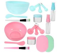 Beavorty Cuencos Para Mascarillas Faciales Kit Para Hacer Mascarillas Caseras Incluye Recipiente Para Varilla Pincel Cuchara Medidora y Botella Atomizador Para Cuidado Facial