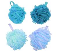 Beavorty De Flor De 4 Esponjas Exfoliantes Para Hombres Accesorios De Ducha Esponja Vegetal