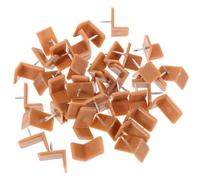 Beavorty Deslizadores para Cajones Forma L, Plástico Abs 12,7x19x13 Mm, Juego 40 Piezas, Guías y Topes para Rieles de Cajón, Reparación y Mejora de Muebles
