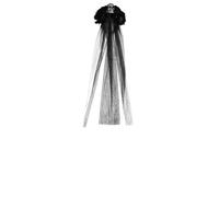 Beavorty Diadema con Velo de Calavera para Cosplay de Halloween para Mujer Banda para El Cabello con Rosas Diadema con Velo para Disfraz Accesorios para El Cabello para Mujer