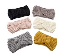 Beavorty Diadema Cruzada Tejida De Lana Diadema Deportiva Para Mujer y Niña Accesorio Para Ejercicios Como Running Cinta Pelo Deporte