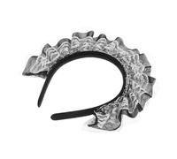 Beavorty Diadema de Lolita Encaje y Flores para Niña Tocado de Disfraz de Sirvienta de Anime Accesorios Cabello para Fiestas Rol y Uso Diario