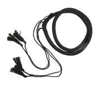 Beavorty Diadema de Pañuelo Shemagh Árabe para Hombre Textura Trenzada Vintage, Material Pu Negro, Fácil de Usar y Adaptable para Fiestas de Disfraces