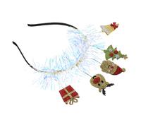 Beavorty Diadema Navideña para Adultos Diadema Temática Navideña Peinados Recuerdo de Fiesta Elemento Navideño Decoración Cabello Celebraciones