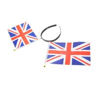 Beavorty Diadema Union Jack bandas accesorios de fotos decoración sostuvo accesorios fiesta complementos fiesta union jack flag diadema de vacaciones diadema de abdominales